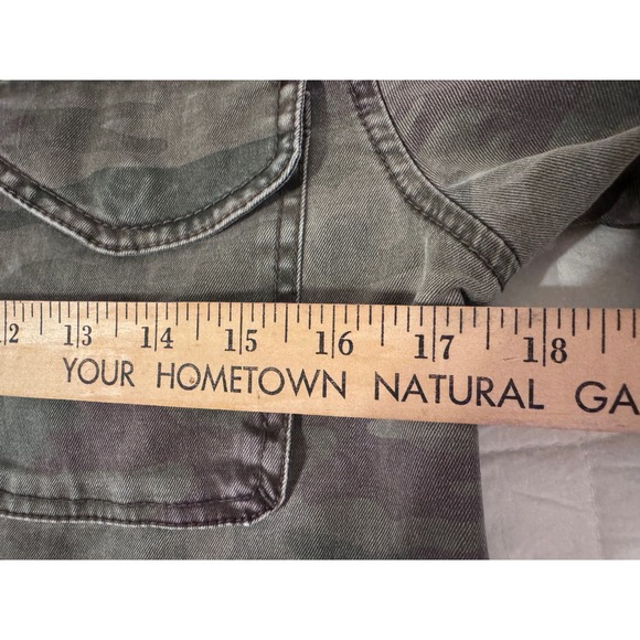 Sanctuary Anthropologie Clothing Camo Military Jacket Utility Green‎ XS - Picture 4 of 7